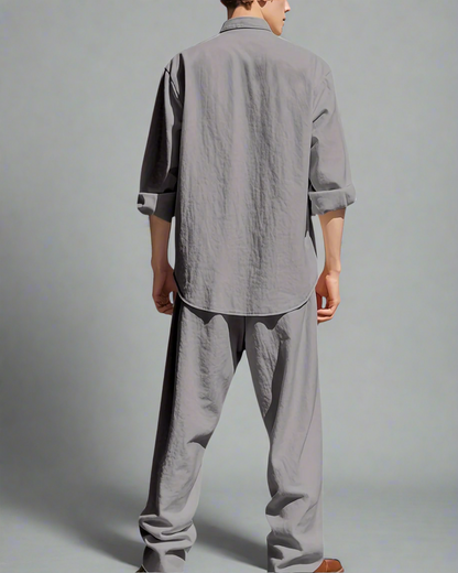 Casual Zomer Heren Set – Ademend & Losvallend Design