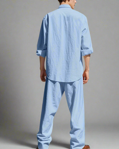 Casual Zomer Heren Set – Ademend & Losvallend Design