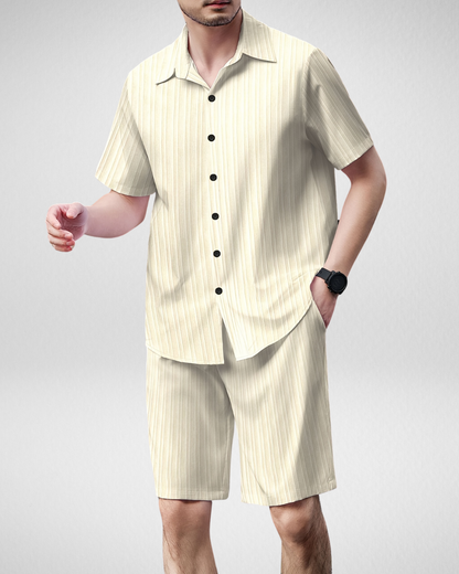 Heren Zomerset - Overhemd & Shorts - Luchtig