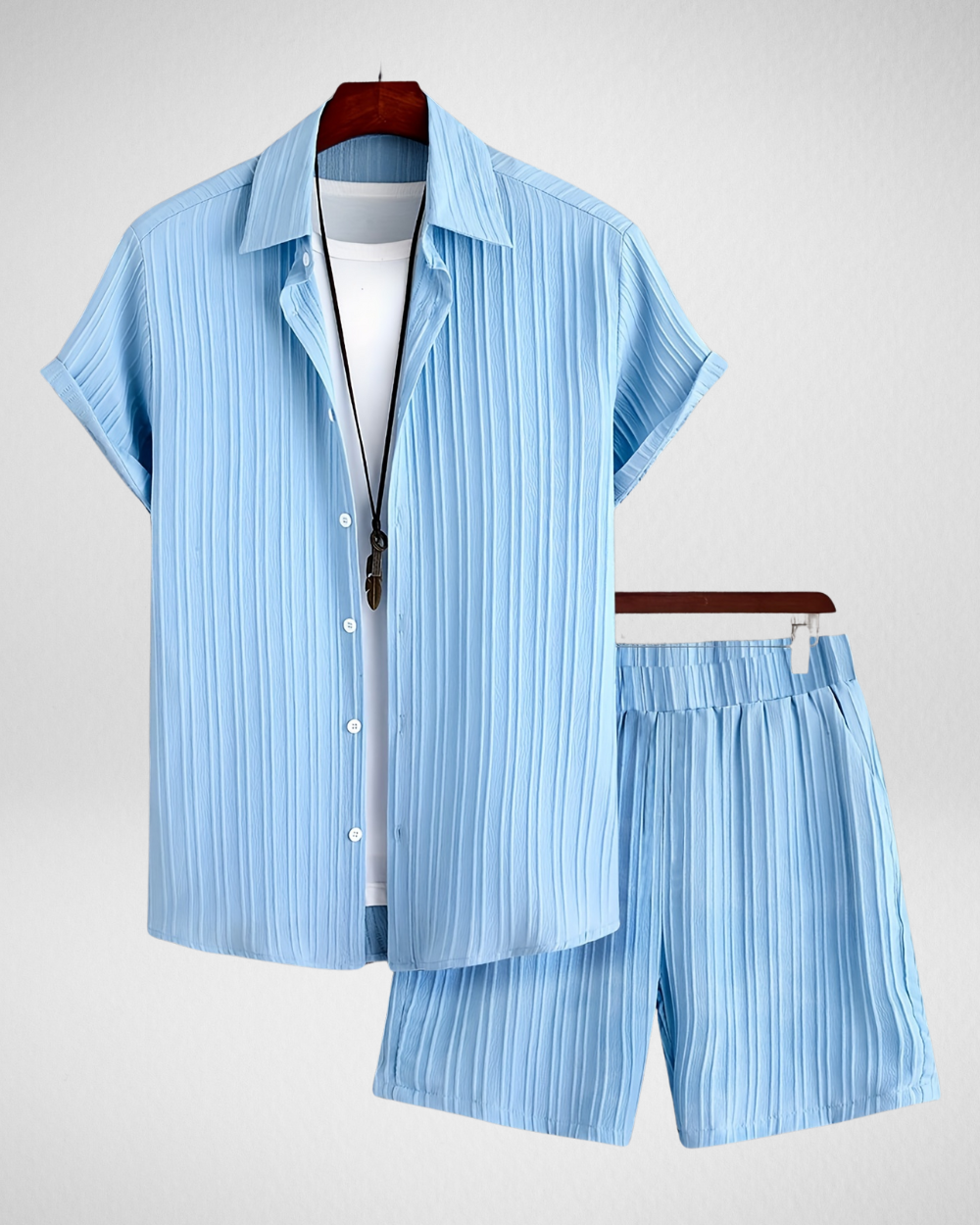 Heren Zomerset - Overhemd & Shorts - Luchtig