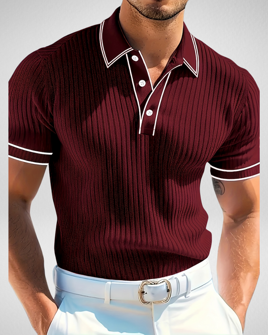 Heren Zomer Polo – Gebreid & Gestroomlijnd