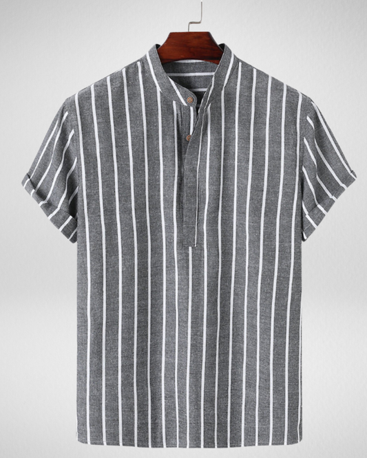Gestreept Heren Shirt – Comfort Fit – Ademend