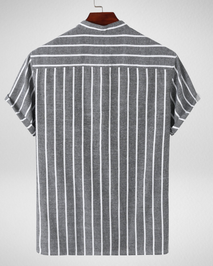Gestreept Heren Shirt – Comfort Fit – Ademend