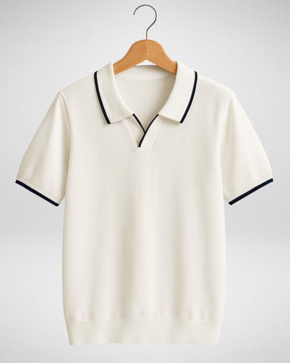 Heren Gebreide Zomer Polo - Tijdloos - Luchtig