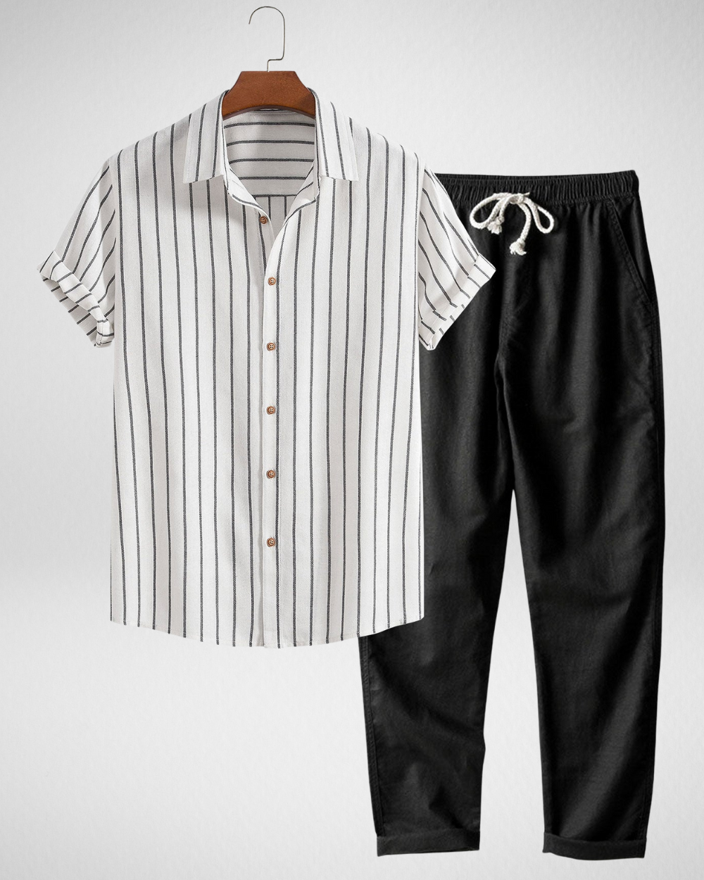 Zomerset - Gestreept Overhemd - Broek