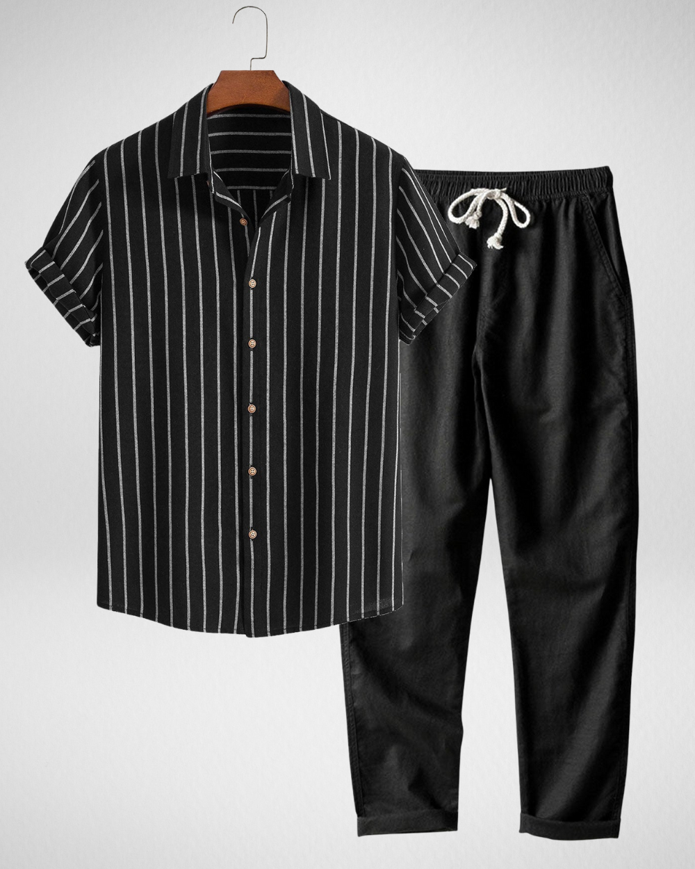 Zomerset - Gestreept Overhemd - Broek