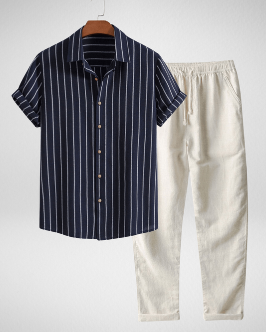 Zomerset - Gestreept Overhemd - Broek
