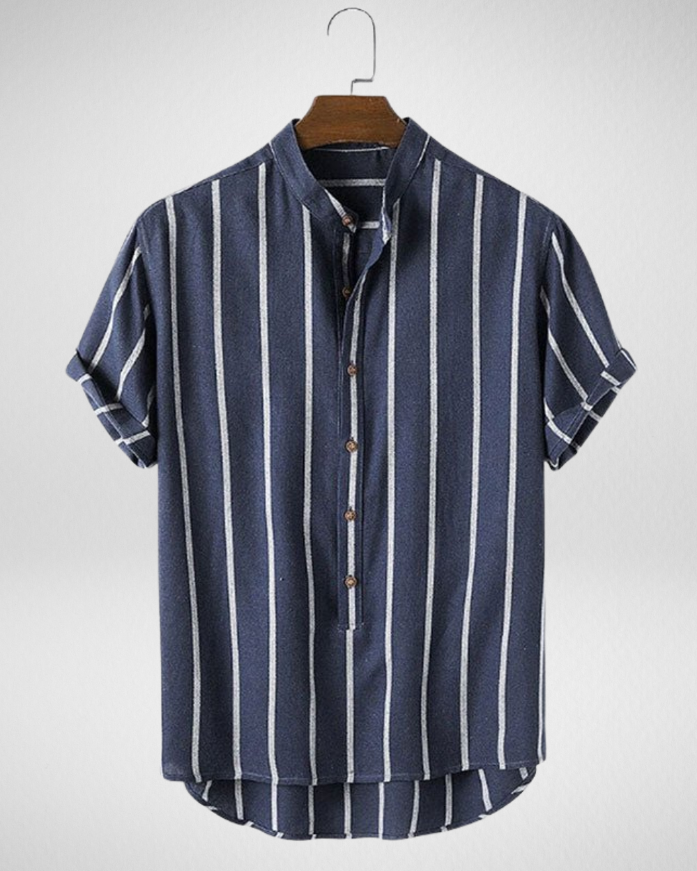 Heren Gestreepte Zomerset - Overhemd en Shorts - Luchtig