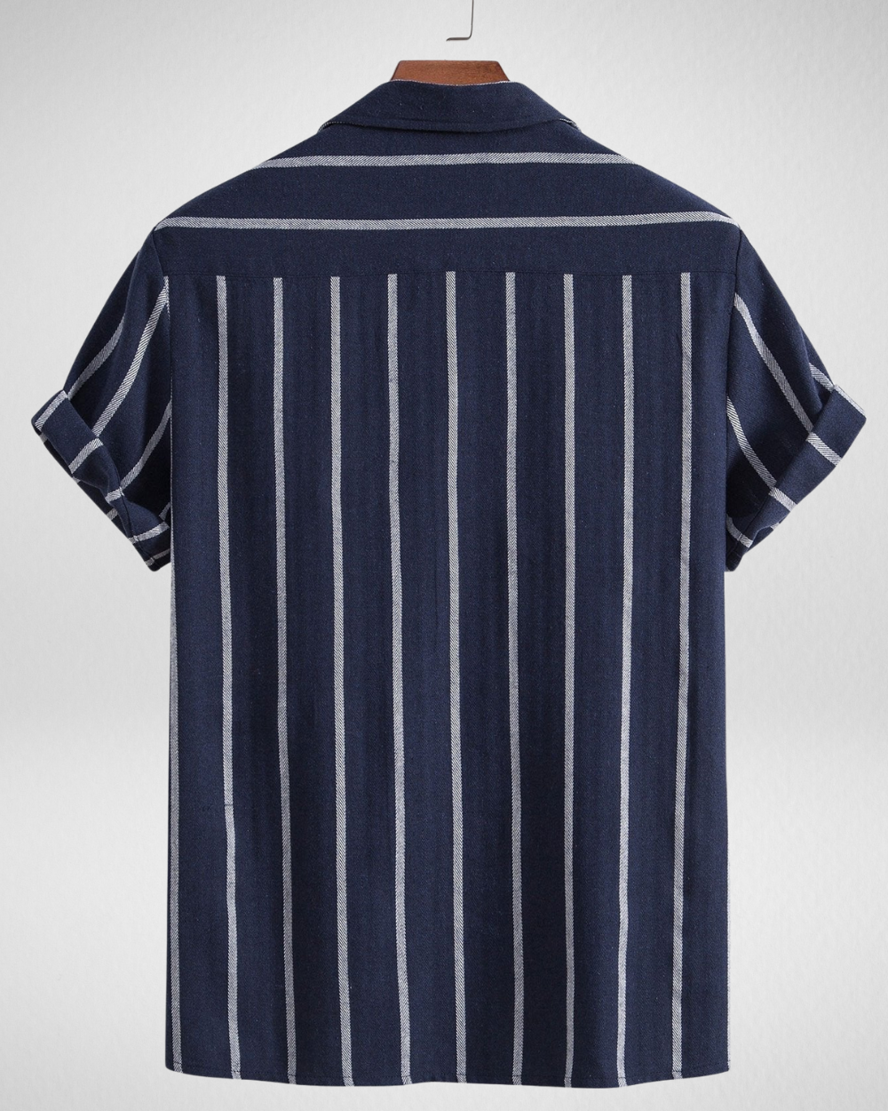 Heren Gestreepte Zomerset - Overhemd en Shorts - Luchtig