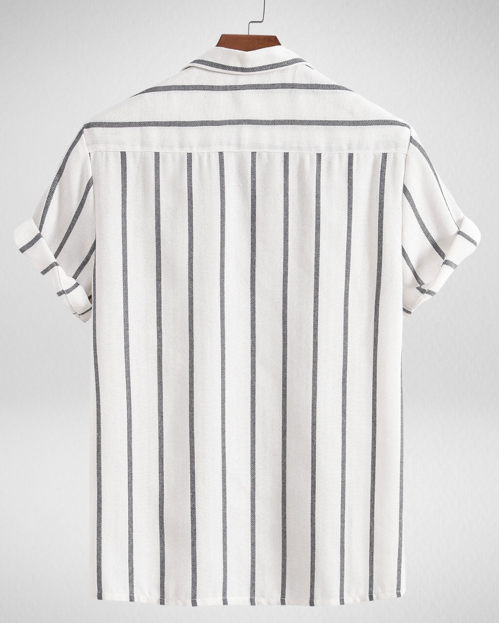 Heren Gestreepte Zomerset - Overhemd en Shorts - Luchtig