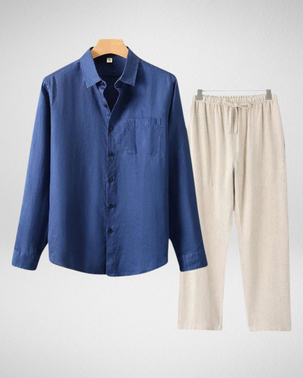Zomer 2-Delige Set - Zomerse Look - Overhemd & Broek