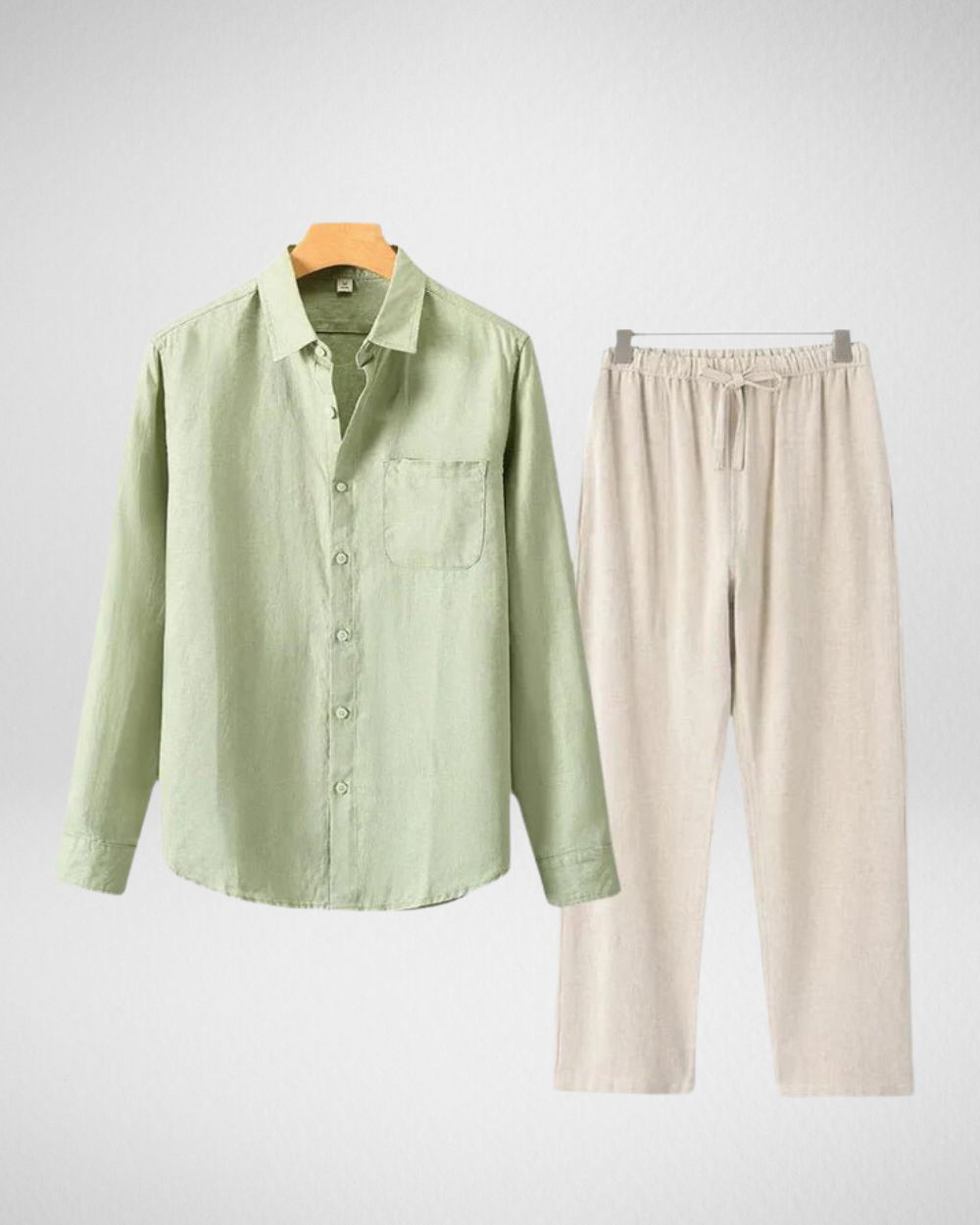 Zomer 2-Delige Set - Zomerse Look - Overhemd & Broek