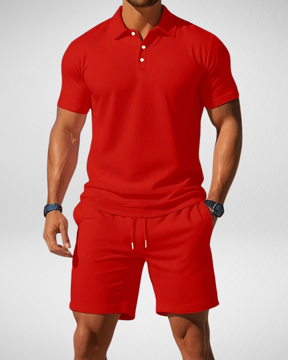 Zomer 2-Delige Set Heren - Polo & Shorts