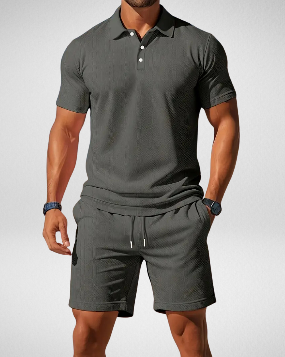 Zomer 2-Delige Set Heren - Polo & Shorts