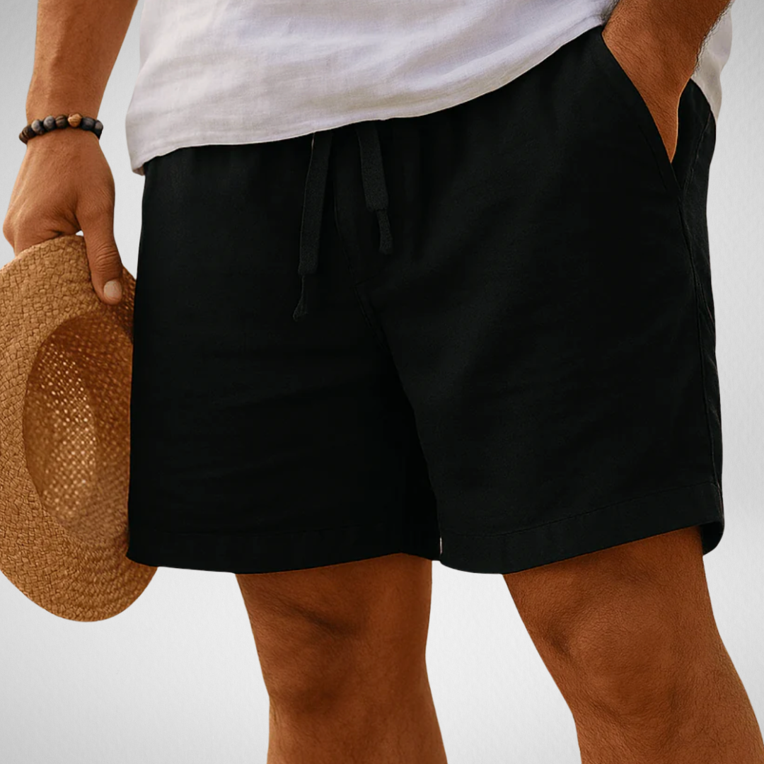 Heren Korte Broek Zomer - Linnen-look