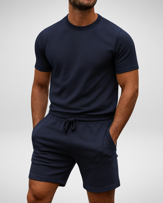 Twee-Delige Set Heren – Zomer –  T-shirt & Korte Broek