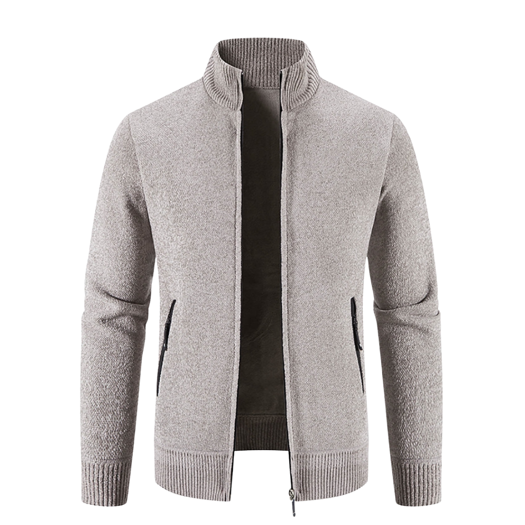 Heren Vest – Zachte Knit & Ritssluiting – Casual