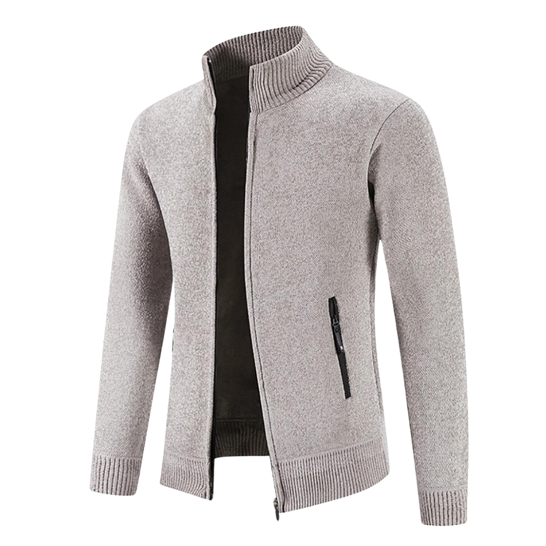 Heren Vest – Zachte Knit & Ritssluiting – Casual