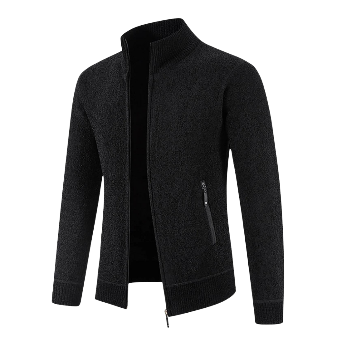 Heren Vest – Zachte Knit & Ritssluiting – Casual