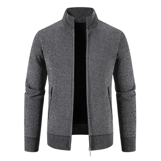 Heren Vest – Zachte Knit & Ritssluiting – Casual