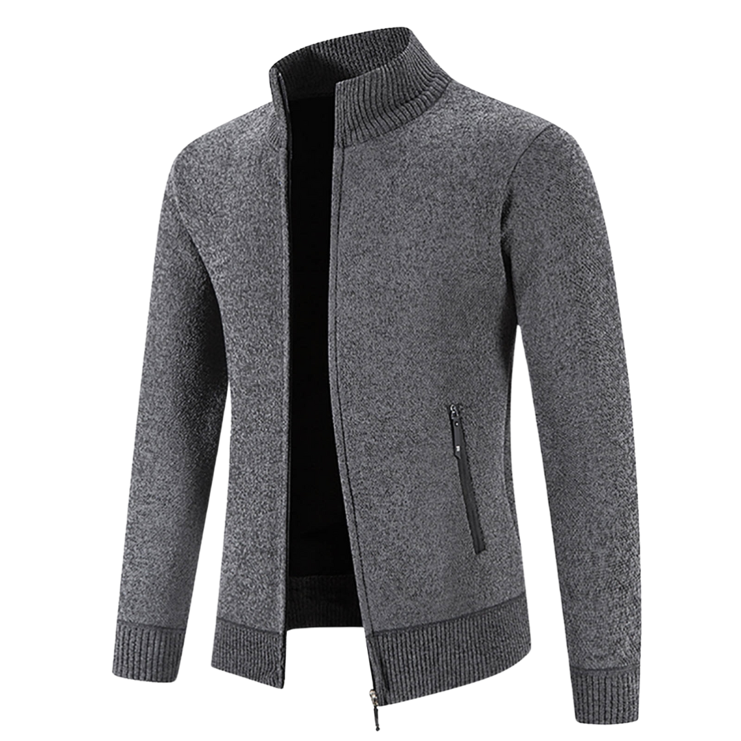 Heren Vest – Zachte Knit & Ritssluiting – Casual
