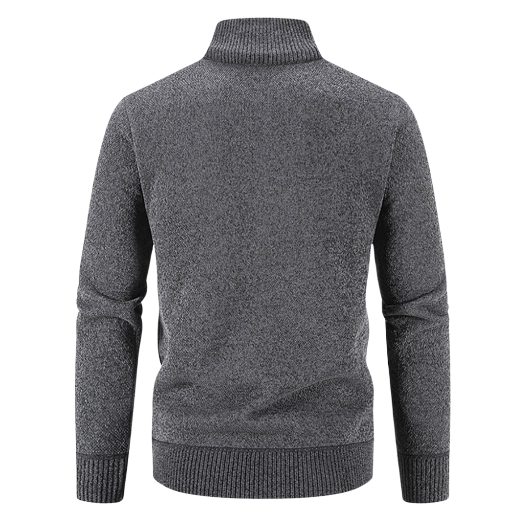 Heren Vest – Zachte Knit & Ritssluiting – Casual
