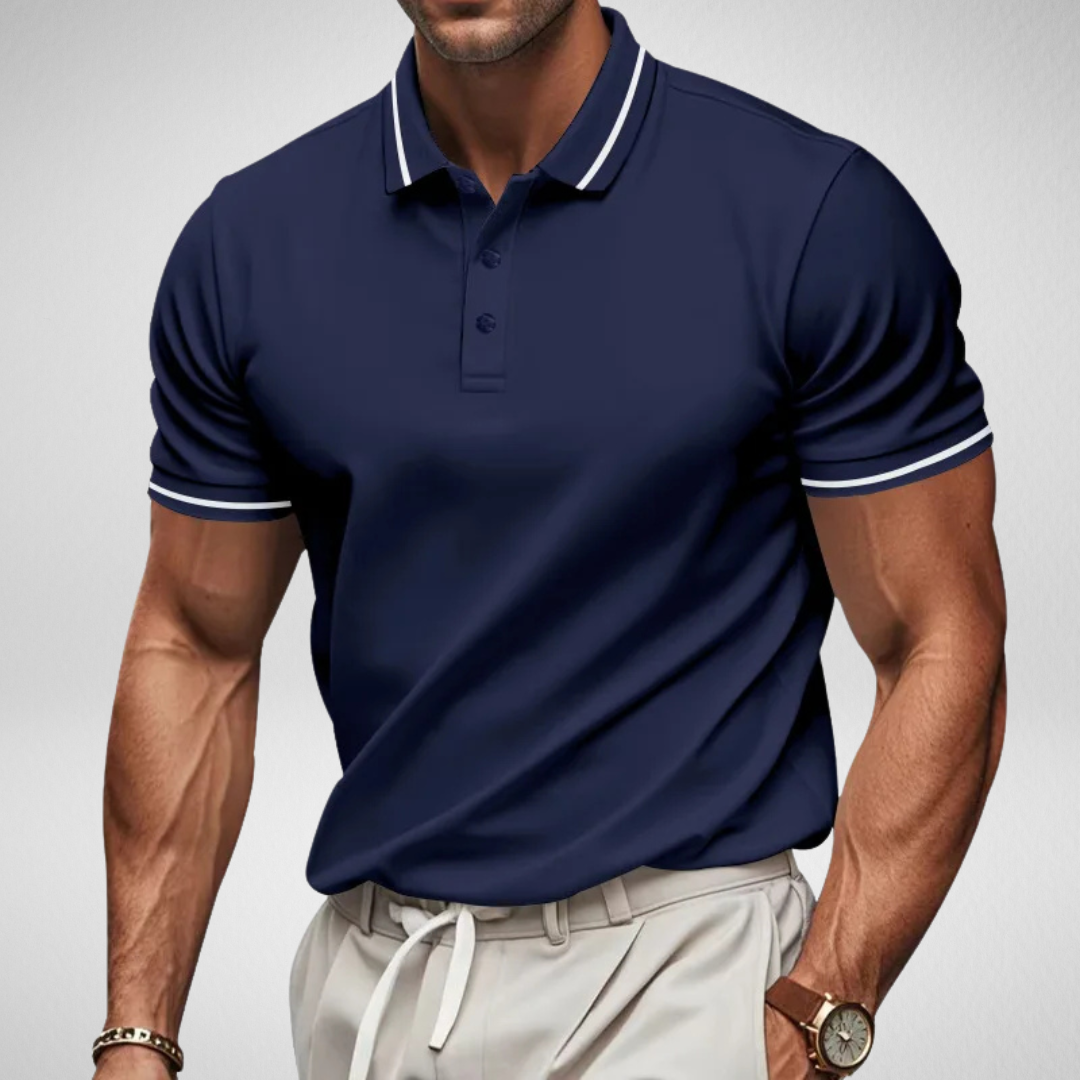 Heren Zomer Polo - Korte Mouwen - Stijlvol
