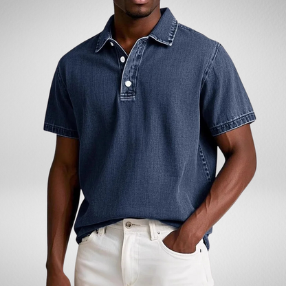 Heren Polo - Vintage Wassing - Korte Mouwen