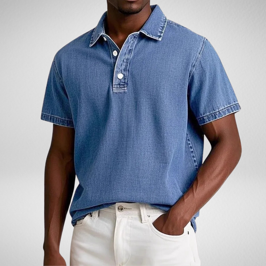 Heren Polo - Vintage Wassing - Korte Mouwen