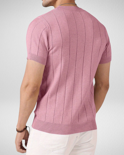 Gebreide Zomer Top - T-Shirt - Korte Mouwen