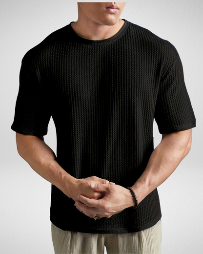 Heren Zomer Shirt - Gebreid - Oversized