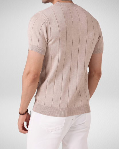 Gebreid T-shirt met Strepen - Zomer
