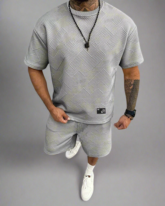 Heren Zomerset – Structuur Gebreid – Casual Dagelijkse Look
