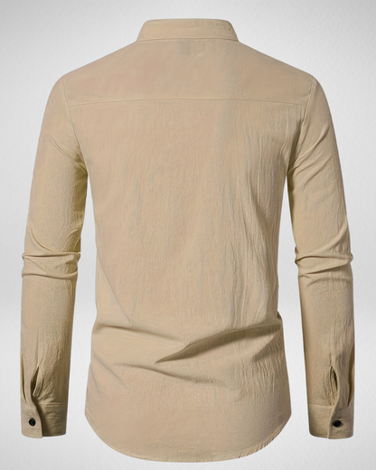 Heren Zomer Overhemd – Knoopsluiting – Tijdloze Look