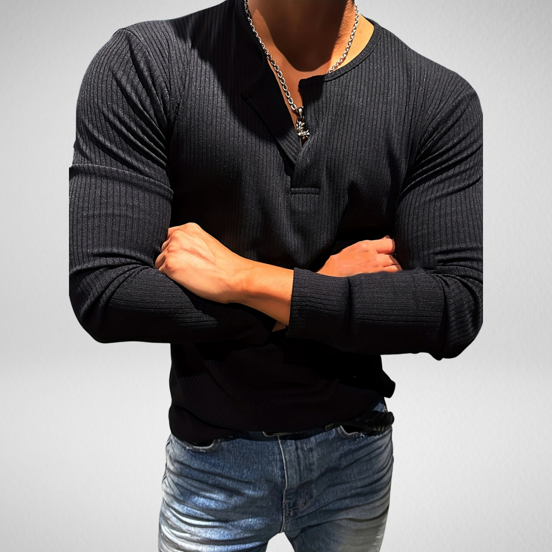 Heren Zomerset – Opstaande Kraag Shirt & Shorts – Casual Weekendstijl