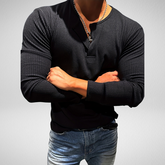 Heren Zomerset – Opstaande Kraag Shirt & Shorts – Casual Weekendstijl