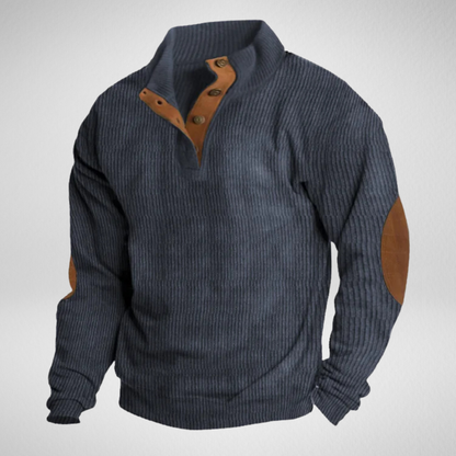 Herentrui – Geribd met Knoopsluiting – Casual & Outdoor Gebruik
