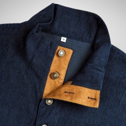 Herentrui – Geribd met Knoopsluiting – Casual & Outdoor Gebruik