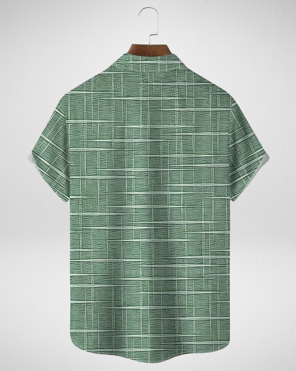 Heren Korte Mouw Overhemd – Geruit Design – Zomer