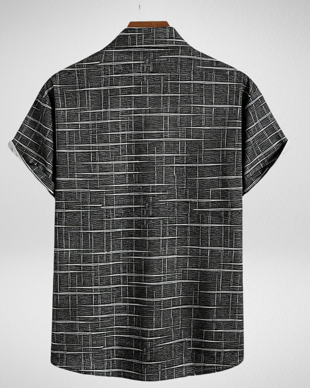 Heren Korte Mouw Overhemd – Geruit Design – Zomer