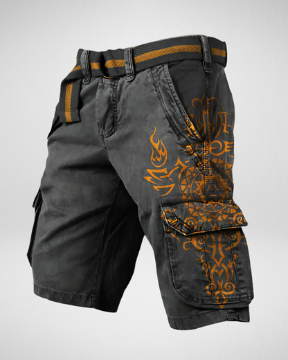 Heren Shorts – Comfortabele Pasvorm – Uniek Grafisch Design