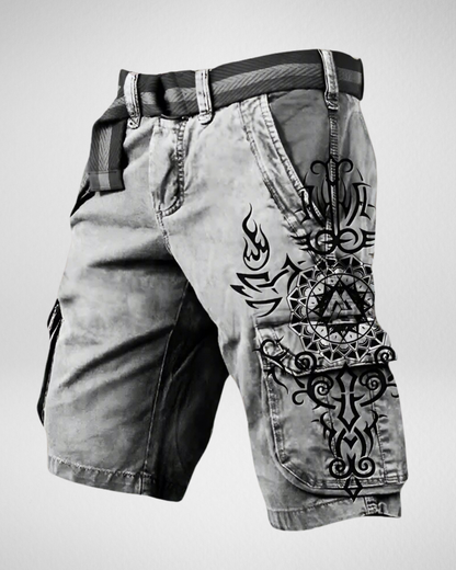 Heren Shorts – Comfortabele Pasvorm – Uniek Grafisch Design