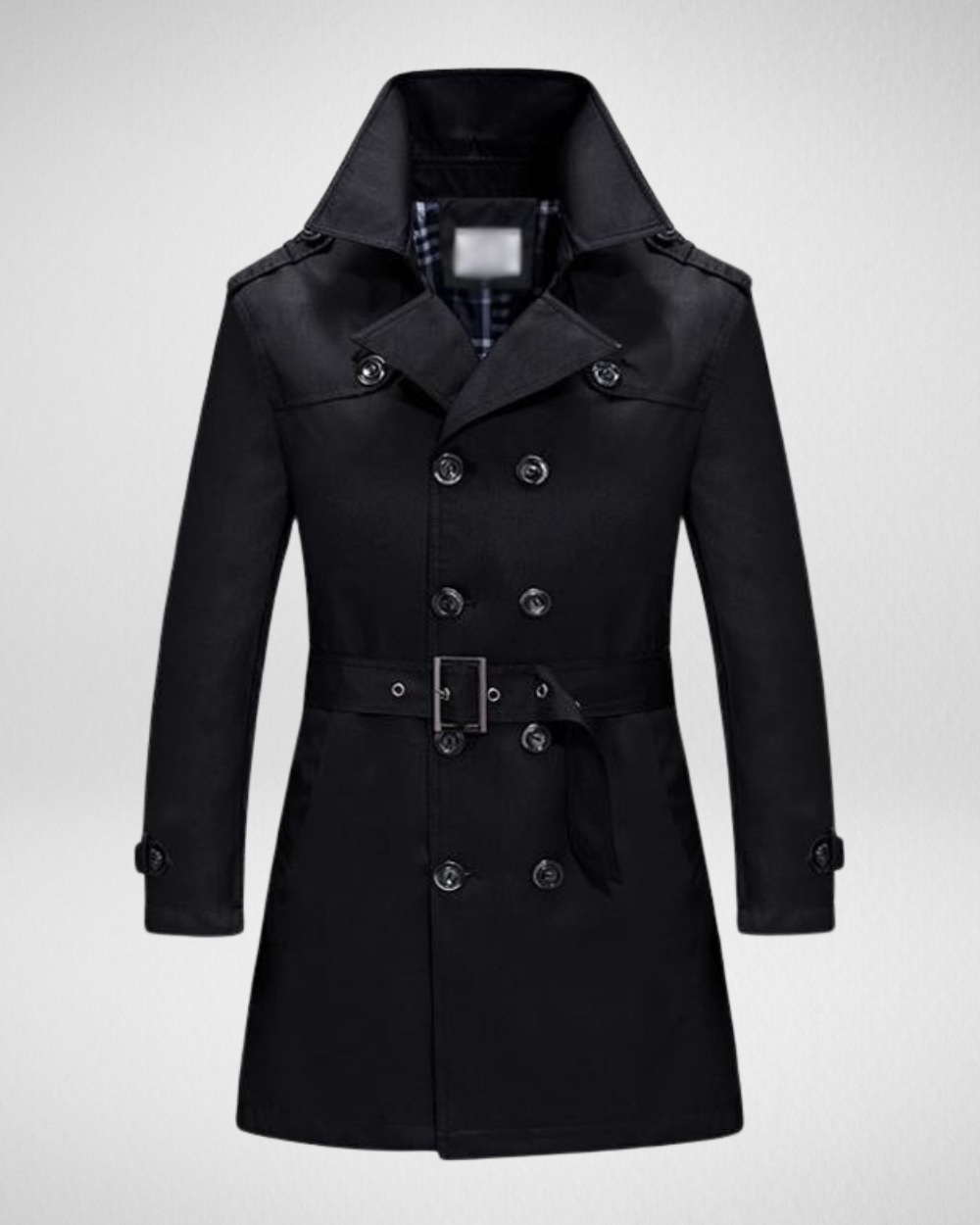 Heren Klassieke Trenchcoat – Slim Fit – Herfst