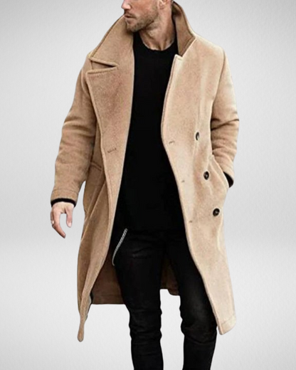 Heren Lange Jas – Stijlvol - Herfst & Winter
