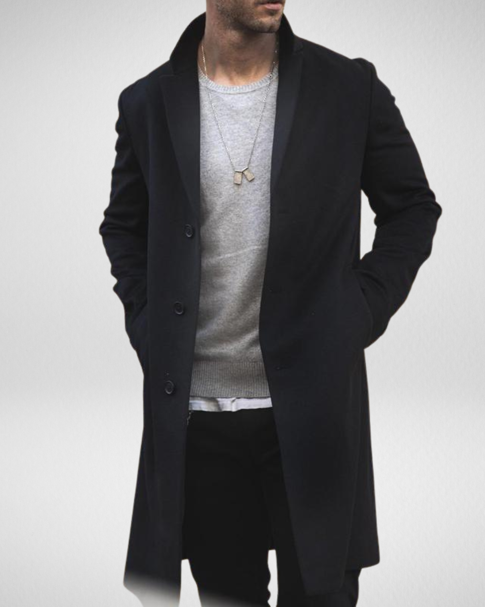 Heren Mantel – Slim Fit – Smart & Casual
