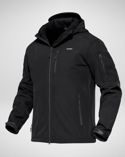 Heren Outdoor Softshell Jas – Waterafstotend & Fleece Gevoerd