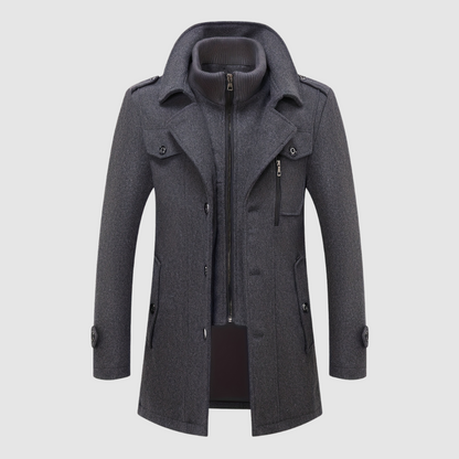 Heren Mantel Jas – Klassieke Stijl – Herfst/Winter