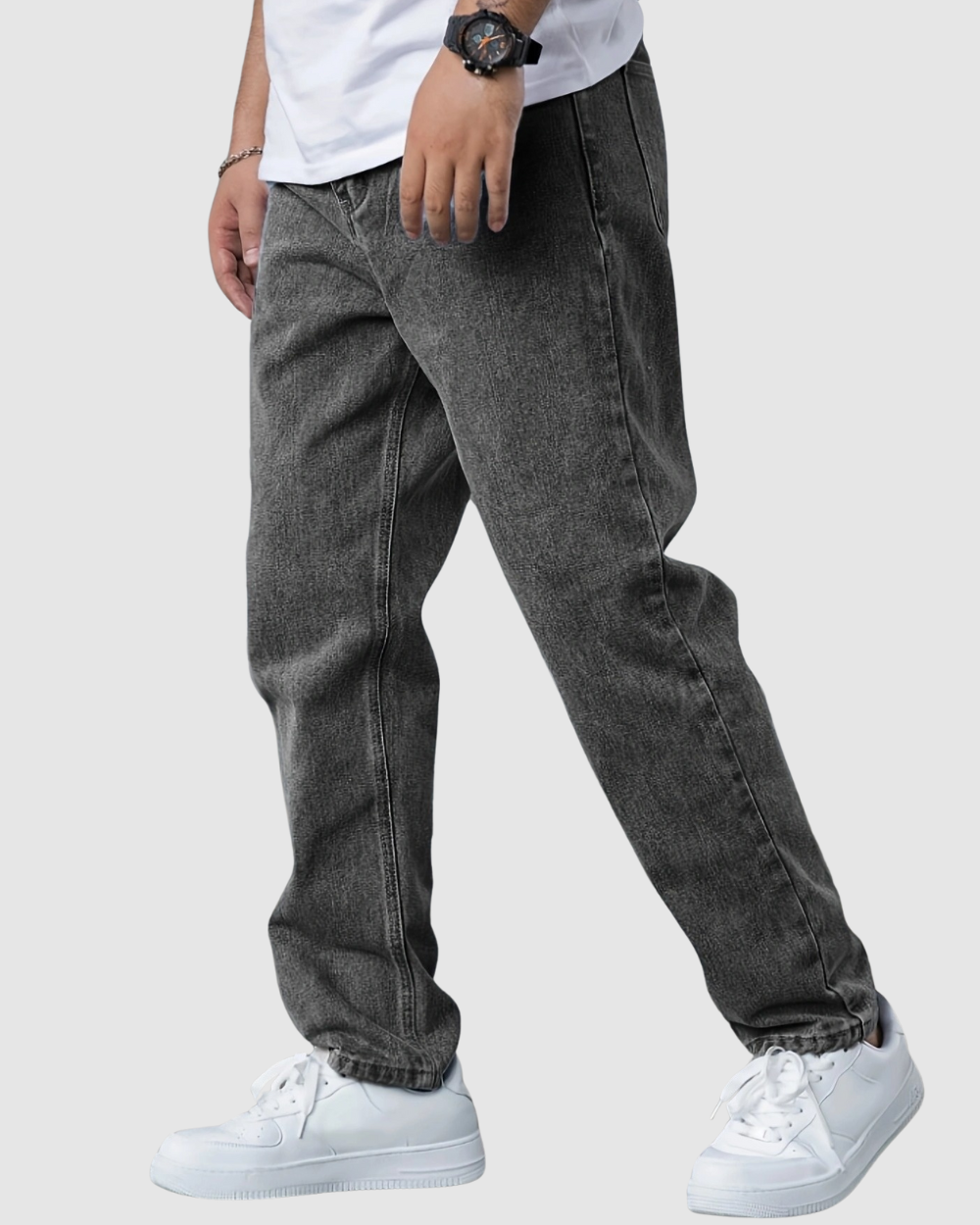 Denim Jeans – Regular Fit – Washed Casual Style