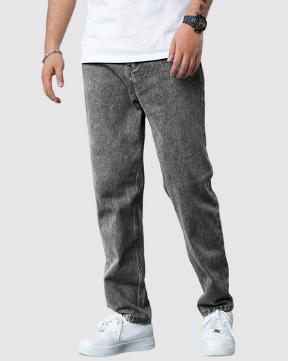 Denim Jeans – Regular Fit – Washed Casual Style