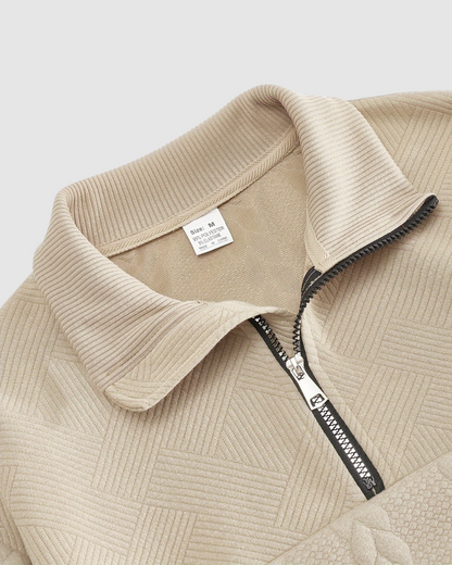 Heren Gebreide Trui - Half-zip - Herfst & Winter